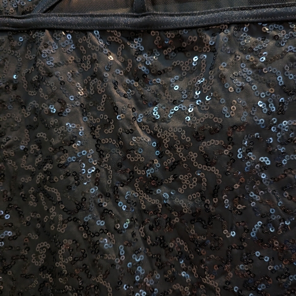 Weissman One Piece Black Sequin Jazz/ Theatre Dance Costume Adult Small - Picture 2 of 3